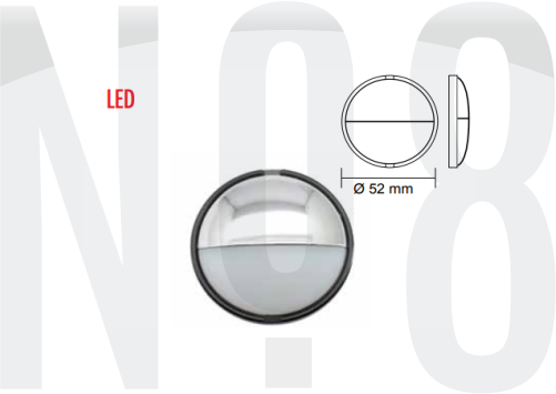 MERDİVEN LAMBASI led Ø47mm 12v