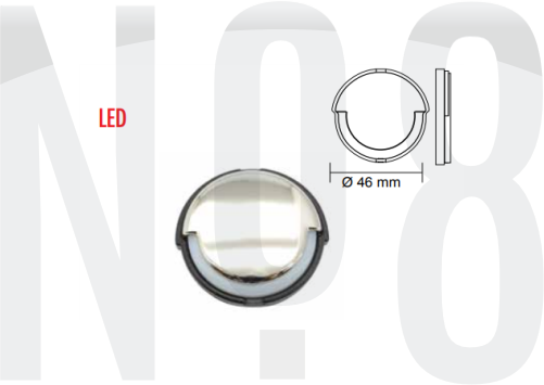 MERDİVEN LAMBASI led Ø41mm 12v