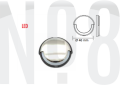 MERDİVEN LAMBASI led Ø41mm 12v