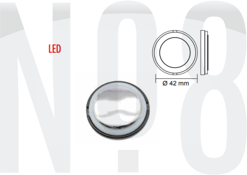 MERDİVEN LAMBASI led Ø41mm12v