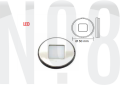 MERDİVEN LAMBASI led Ø45mm 12v