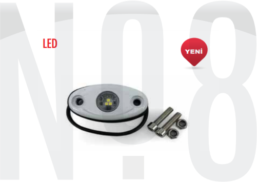 BASAMAK LAMBASI led,BEYAZ 9-30v