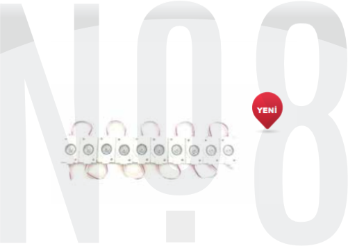 PARMAK LAMBA 10 lu SET 12V BEYAZ MERCEKLİ