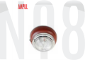 AHŞAP TAVAN LAMBASI Ø145mm ampul 12v