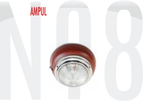 AHŞAP TAVAN LAMBASI Ø160mm led 12-24v