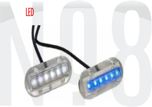 SUALTI led 12v LAMBA MAVİ