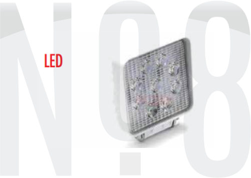 LAMBA 106x106mm,BEYAZ 9 led 10-30v  27W