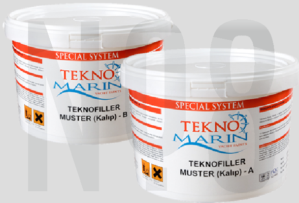 TEKNOFILLER MUSTER - Çok Amaçlı Kalıp Macunu - Gri RENKLİ